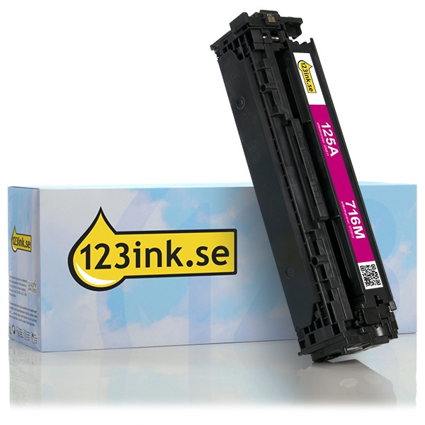 Varumärket 123ink ersätter HP 125A (CB543A) magenta toner CB543AC 039811 - 1
