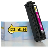 Varumärket 123ink ersätter HP 125A (CB543A) magenta toner CB543AC 039811