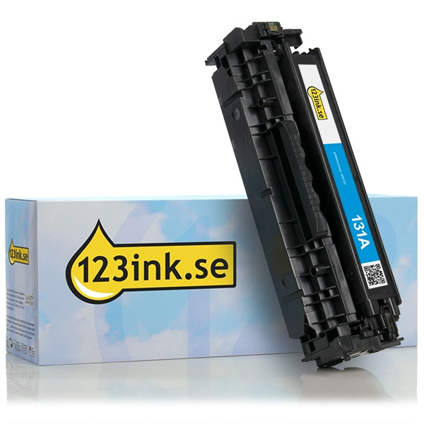 Varumärket 123ink ersätter HP 131A (CF211A) cyan toner CF211AC 054157 - 1