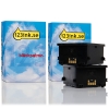 Varumärket 123ink ersätter HP 14/HP 14 svart + färg bläckpatron 2-pack 160020 - 1