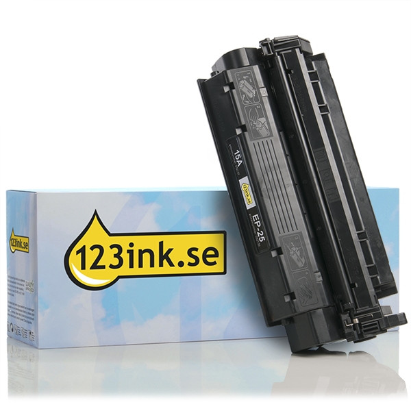 Varumärket 123ink ersätter HP 15A (C7115A) svart toner C7115AC 032131 - 1