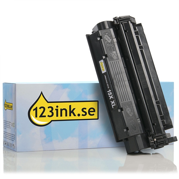 Varumärket 123ink ersätter HP 15XL (C7115XL) svart toner extra hög kapacitet C7115XC 032138 - 1