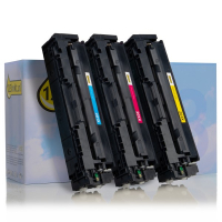 Varumärket 123ink ersätter HP 201X (CF253XM) C/M/Y toner 3-pack CF253XMC 132175