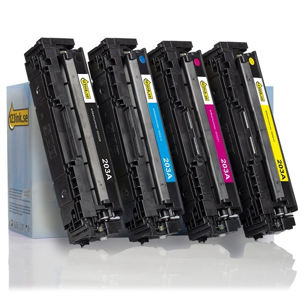 Varumärket 123ink ersätter HP 203A toner 4-pack  130550 - 1