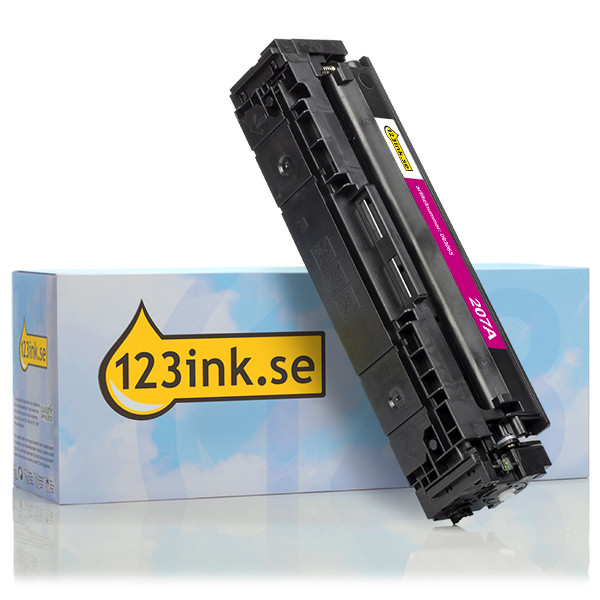 Varumärket 123ink ersätter HP 207A (W2213A) magenta toner W2213AC 093047 - 1