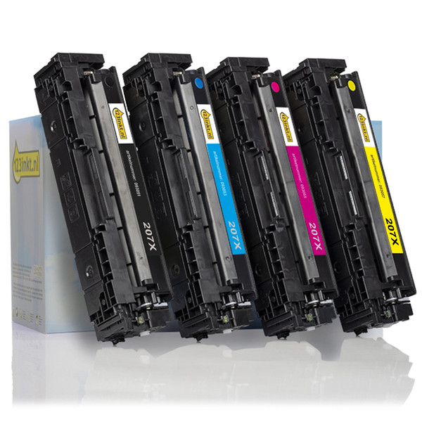 Varumärket 123ink ersätter HP 207X BK/C/M/ toner 4-pack  093702 - 1