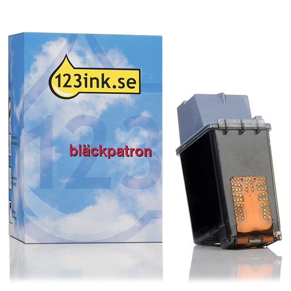 Varumärket 123ink ersätter HP 20 (C6614DE) svart bläckpatron C6614DEC 030321 - 1