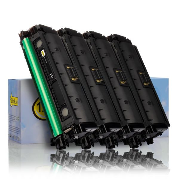 Varumärket 123ink ersätter HP 212A W2120A/21A/22A/23A toner 4-pack  093703 - 1