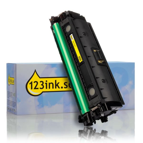 Varumärket 123ink ersätter HP 212X (W2122X) gul toner hög kapacitet W2122XC 093103 - 1