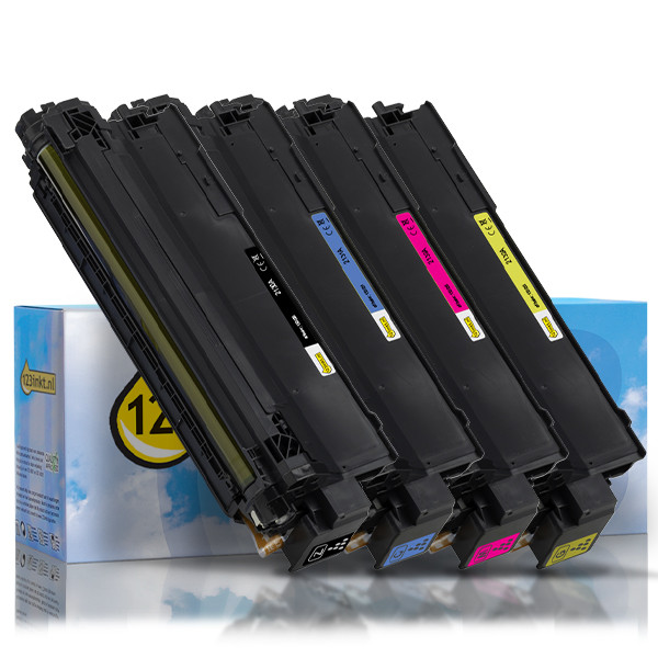 Varumärket 123ink ersätter HP 213A BK/C/M/Y toner 4-pack 093710 - 1