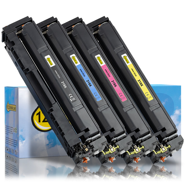 Varumärket 123ink ersätter HP 219X BK/C/M/ toner 4-pack  093707 - 1