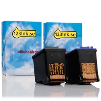 Varumärket 123ink ersätter HP 21 | HP 22 svart + färg bläckpatron 2-pack SD367AEC 160032