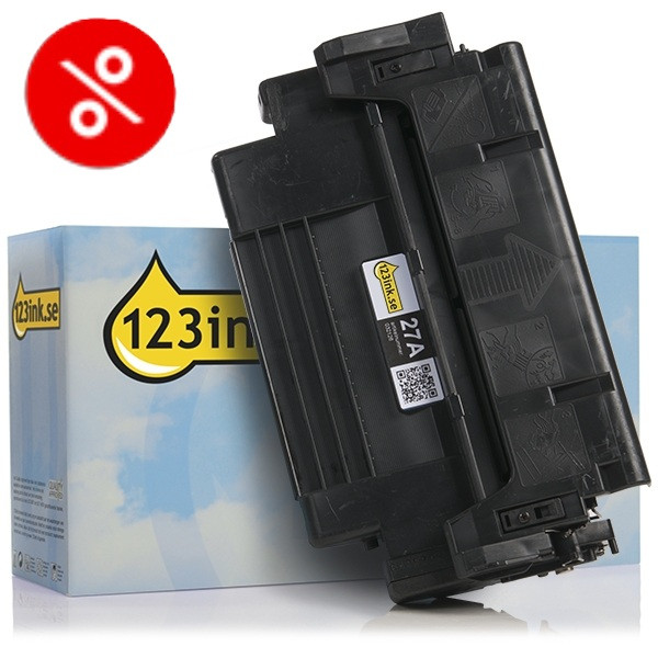 Varumärket 123ink ersätter HP 27A (C4127A) svart toner⭐  238551 - 1