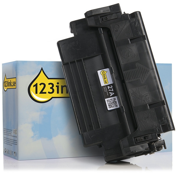 Varumärket 123ink ersätter HP 27A (C4127A) svart toner C4127AC 032126 - 1