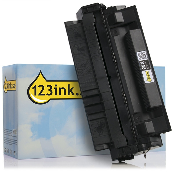 Varumärket 123ink ersätter HP 29X (C4129X/EP-62) svart toner C4129XC 032140 - 1