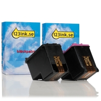 Varumärket 123ink ersätter HP 300XL svart + färg bläckpatron 2-pack CN637EEC 054023