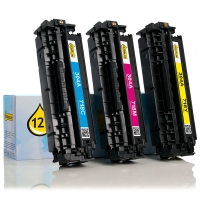 Varumärket 123ink ersätter HP 304A (CF372AM) C/M/Y toner 3-pack CF372AMC 054763