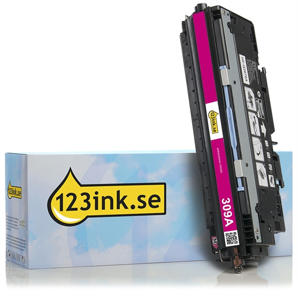 Varumärket 123ink ersätter HP 309A (Q2673A) magenta toner Q2673AC 039345 - 1