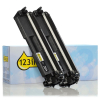 Varumärket 123ink ersätter HP 30A (CF230A) svart toner 2-pack
