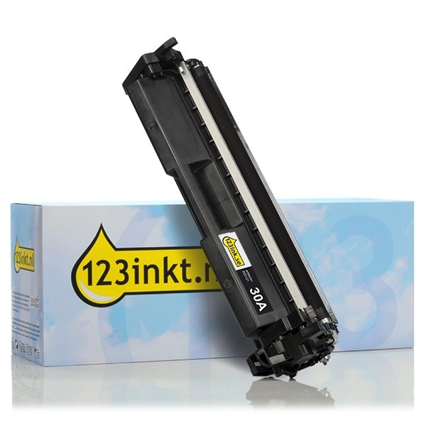 Varumärket 123ink ersätter HP 30A (CF230A) svart toner CF230AC 055330 - 1
