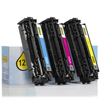 Varumärket 123ink ersätter HP 312A (CF440AM) C/Y/M 3-pack CF440AMC 055071