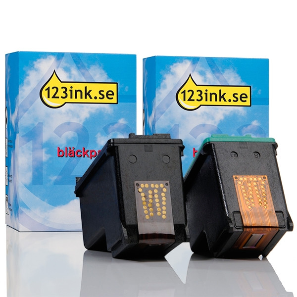 Varumärket 123ink ersätter HP 339 | HP 344 2-pack  160056 - 1