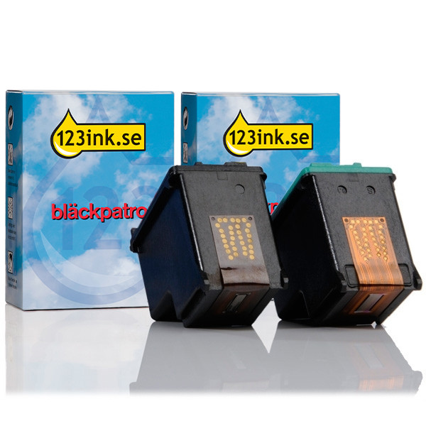 Varumärket 123ink ersätter HP 350 | 351 svart/färg bläckpatron 2-pack SD412EEC 160101 - 1
