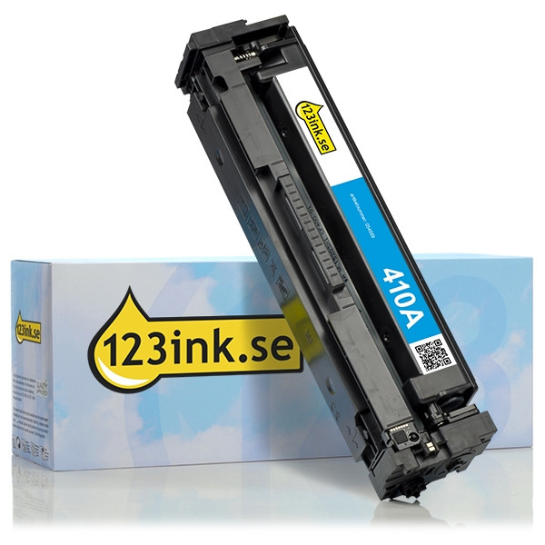 Varumärket 123ink ersätter HP 410A (CF411A) cyan toner CF411AC 054889 - 1