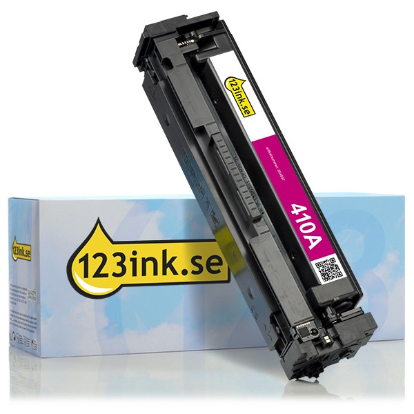 Varumärket 123ink ersätter HP 410A (CF413A) magenta toner CF413AC 054897 - 1