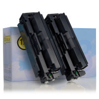 Varumärket 123ink ersätter HP 410X (CF410XD) svart toner 2-pack CF410XDC 132179