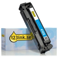 Varumärket 123ink ersätter HP 410X (CF411X) cyan toner hög kapacitet CF411XC 054891