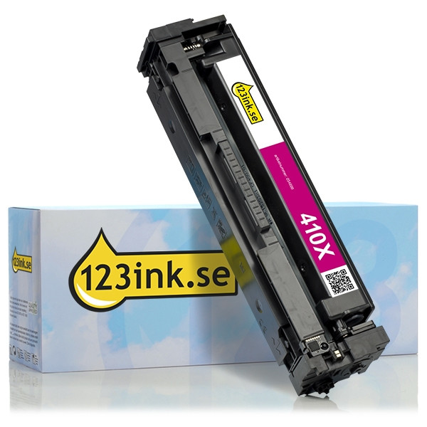 Varumärket 123ink ersätter HP 410X (CF413X) magenta toner hög kapacitet CF413XC 054899 - 1