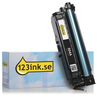Varumärket 123ink ersätter HP 504A (CE250A) svart toner CE250AC 039831