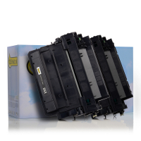 Varumärket 123ink ersätter HP 55XD (CE255XD) svart toner hög kapacitet 2-pack