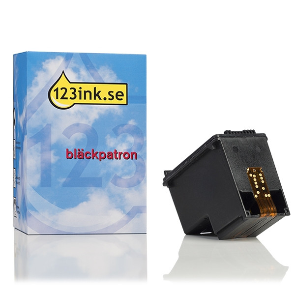 Varumärket 123ink ersätter HP 62XL (C2P05AE) svart bläckpatron hög kapacitet C2P05AEC 044411 - 1