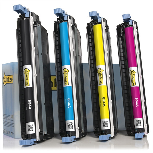 Varumärket 123ink ersätter HP 645A C9730A/31A/32A/33A toner 4-pack  130008 - 1