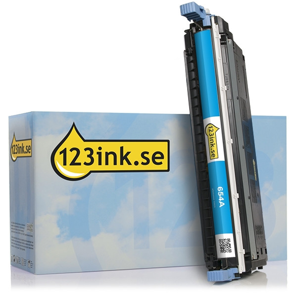 Varumärket 123ink ersätter HP 645A (C9731A) cyan toner C9731AC 039225 - 1