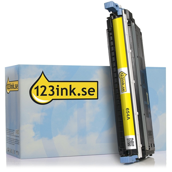 Varumärket 123ink ersätter HP 645A (C9732A) gul toner C9732AC 039235 - 1