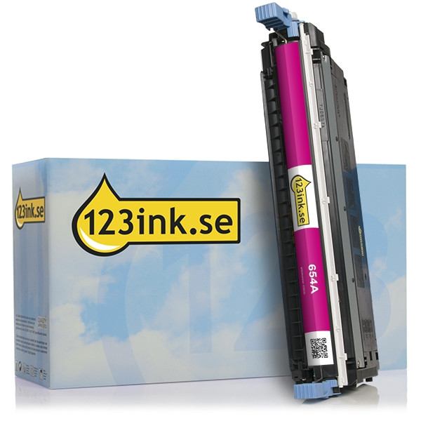 Varumärket 123ink ersätter HP 645A (C9733A) magenta toner C9733AC 039245 - 1