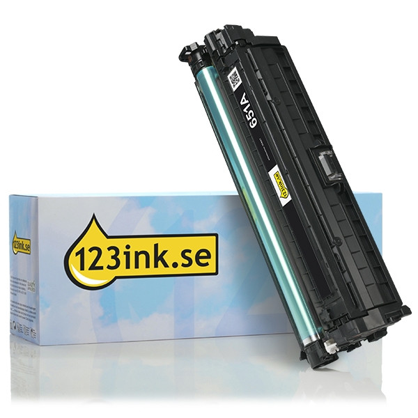 Varumärket 123ink ersätter HP 651A (CE340A) svart toner CE340AC 054657 - 1
