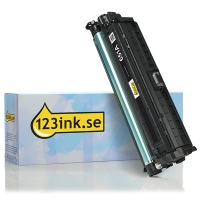Varumärket 123ink ersätter HP 651A (CE340A) svart toner CE340AC 054657
