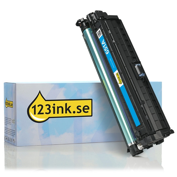 Varumärket 123ink ersätter HP 651A (CE341A) cyan toner CE341AC 054659 - 1