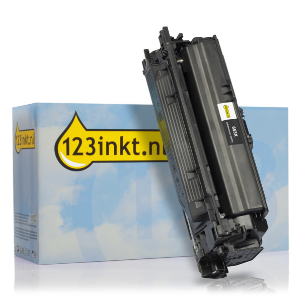 Varumärket 123ink ersätter HP 653X (CF320X) svart toner hög kapacitet CF320XC 054775 - 1