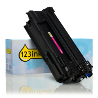 Varumärket 123ink ersätter HP 655A (CF453A) magenta toner