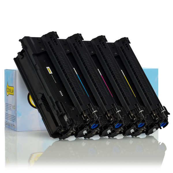 Varumärket 123ink ersätter HP 655A toner 4-pack  130553 - 1