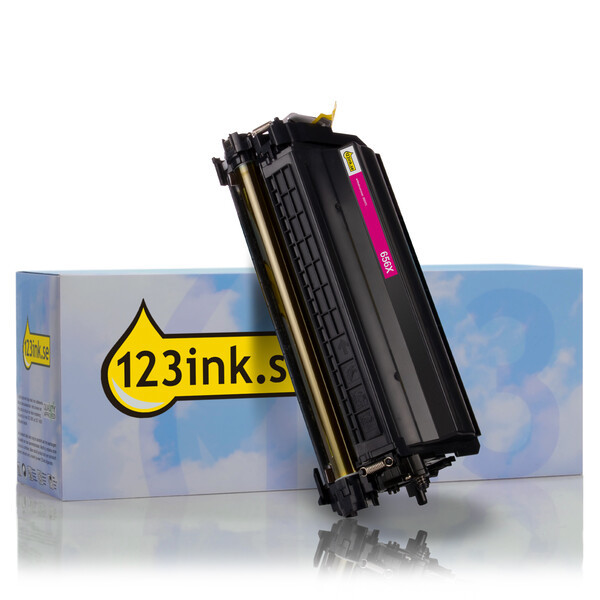 Varumärket 123ink ersätter HP 656X (CF463X) magenta toner hög kapacitet CF463XC 055173 - 1
