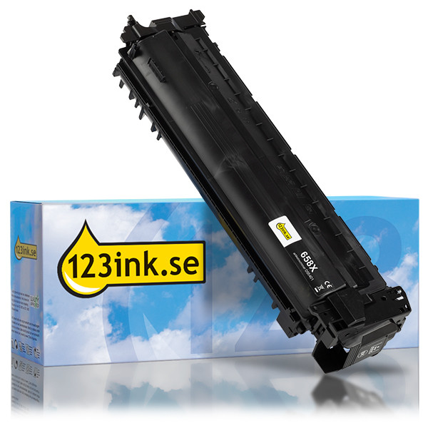 Varumärket 123ink ersätter HP 658X (W2000X) svart toner hög kapacitet 055401 - 1