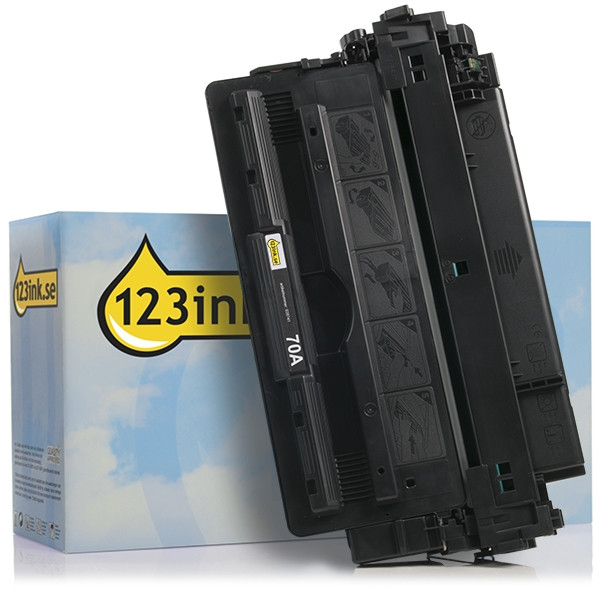 Varumärket 123ink ersätter HP 70A (Q7570A) svart toner Q7570AC 039741 - 1