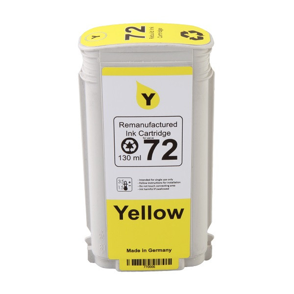 Varumärket 123ink ersätter HP 72 (C9373A) gul bläckpatron hög kapacitet C9373AC 030899 - 1