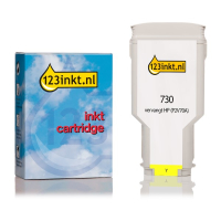 Varumärket 123ink ersätter HP 730 (P2V70A) gul bläckpatron hög kapacitet P2V70AC 055269